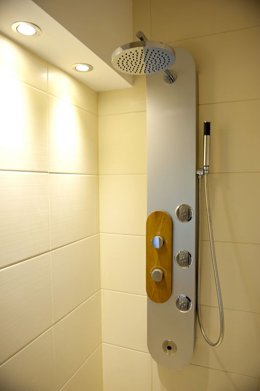 Contemporary Shower with Multiple Jets