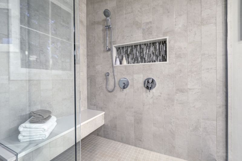 Sleek Shower Niche Design