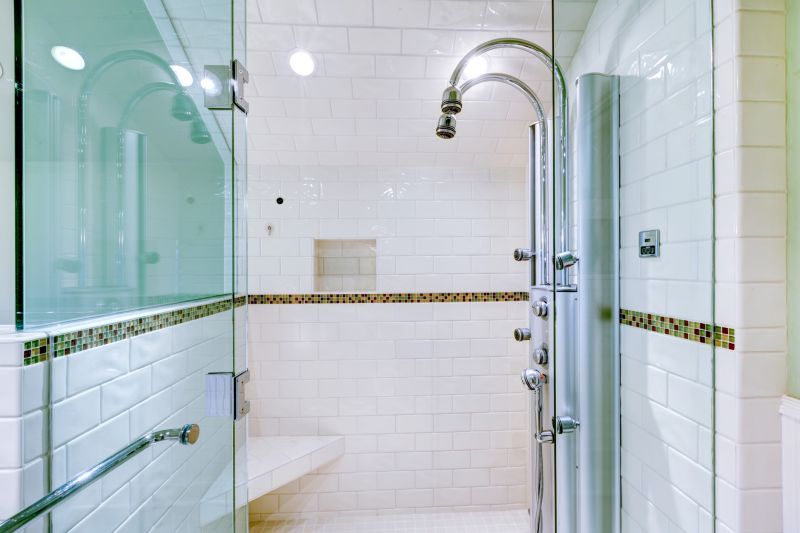Elegant Shower with Sliding Doors